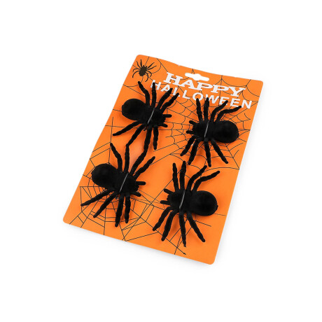Arañas trepadoras Halloween decorativas Negro