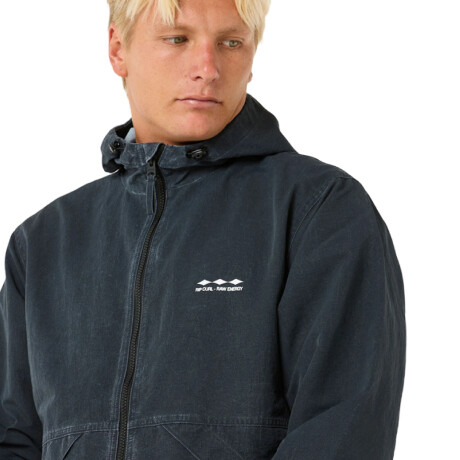 Campera Rip Curl Raw Energy Dolphin Love Negro