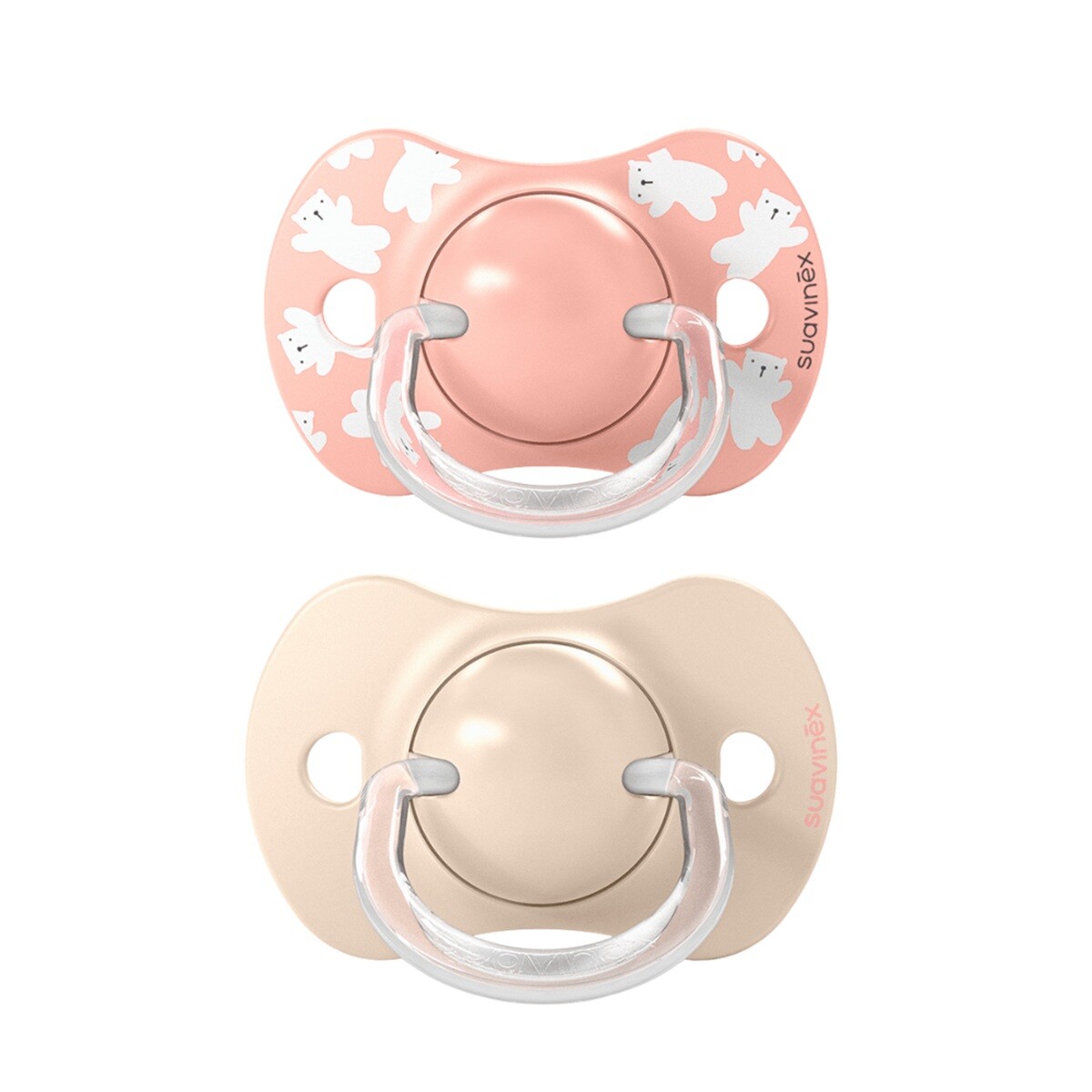 Chupete Suavinex Anatómico Sx Pro 6-18m Oso Rosa 2 Uds. 
