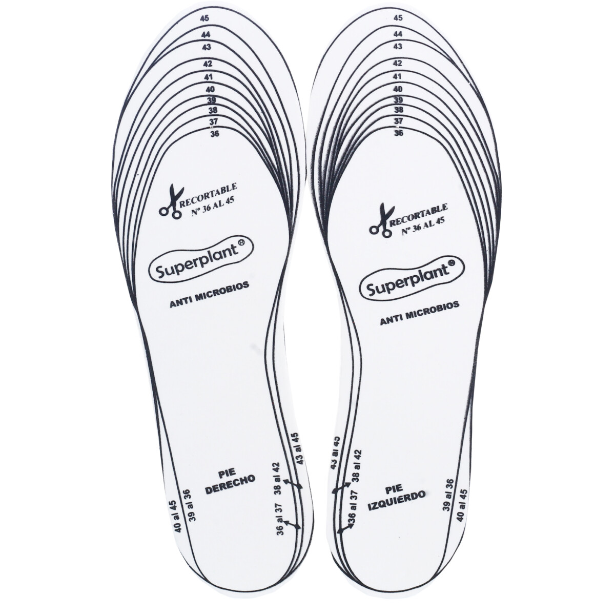 Limpiador Wassington Plantilla Anti Bacteriana - Blanco 