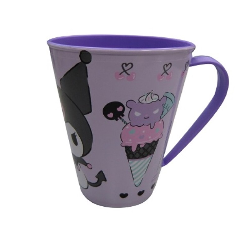 Taza Plástica Cónica Kuromi 360 ml BAZAR PLASTICO TAZA 360 ML CONICA KUROMI 17986 -
