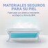 Baño Plegable Termómetro + Colchón Bebé Baby Antideslizante Color Variante Celeste