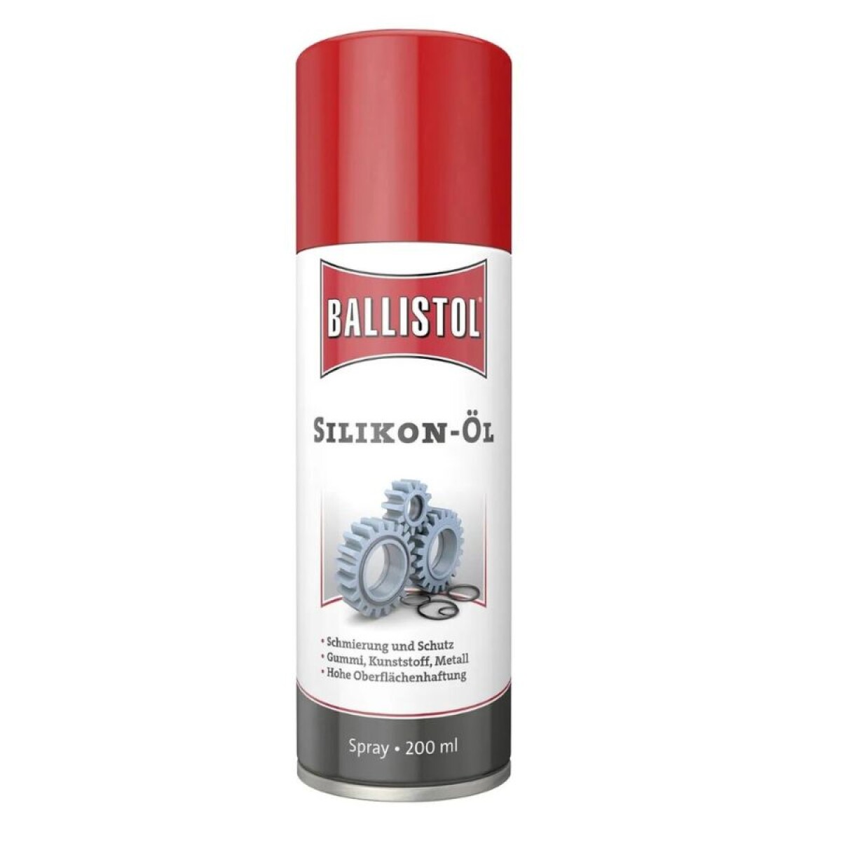 Spray de Silicona Ballistol Lubricante 200 ml – Protección Goma Plástico Metal 