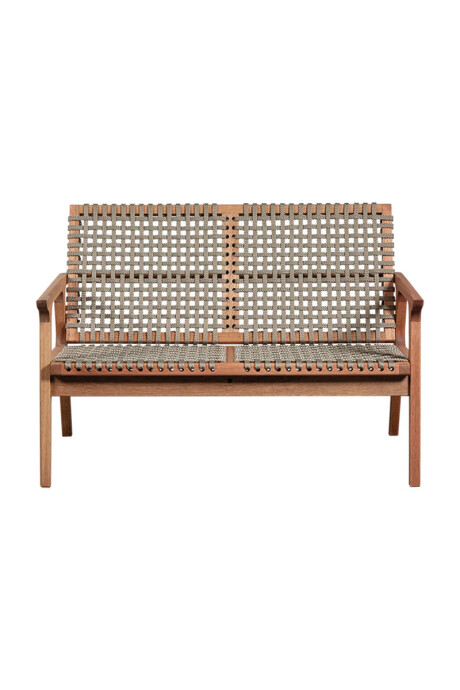 TRACO SOFA SOFA TRACO 2 LUGARES CUERDA RAMI 119x72x83CM JATOBA