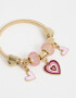 Pulseras Infantiles Con corazón Pulsera Infantil Multidijes Corazón - Dorado