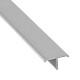 Listelo Aluminio 20Mm 2.5 Mts Plata Mate Alumacer 000