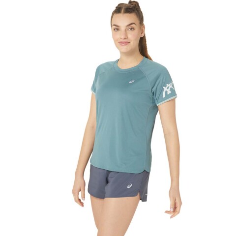 Icon SS Top - Mujer Foggy Teal/pure Aqua