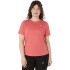 Polo Running Asics Silver SS Top Mujer Dark Pink Clay