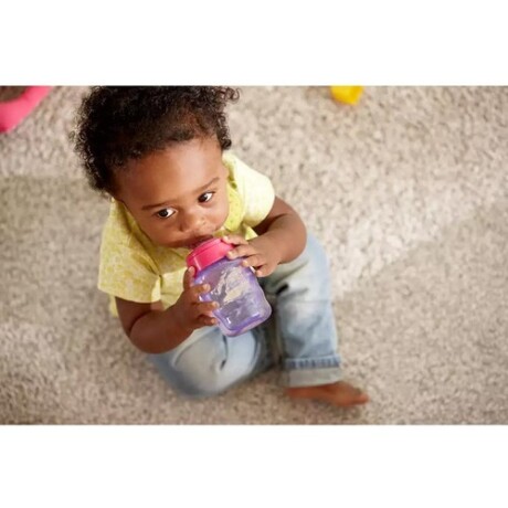 Vaso Easy Sip con boquilla Philips Avent 260ml +9 meses Violeta