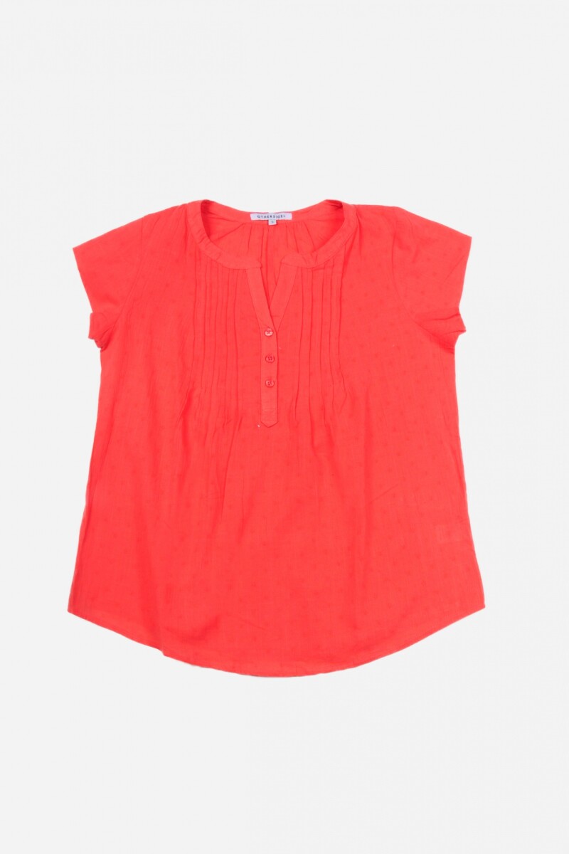 Blusa manga corta CORAL