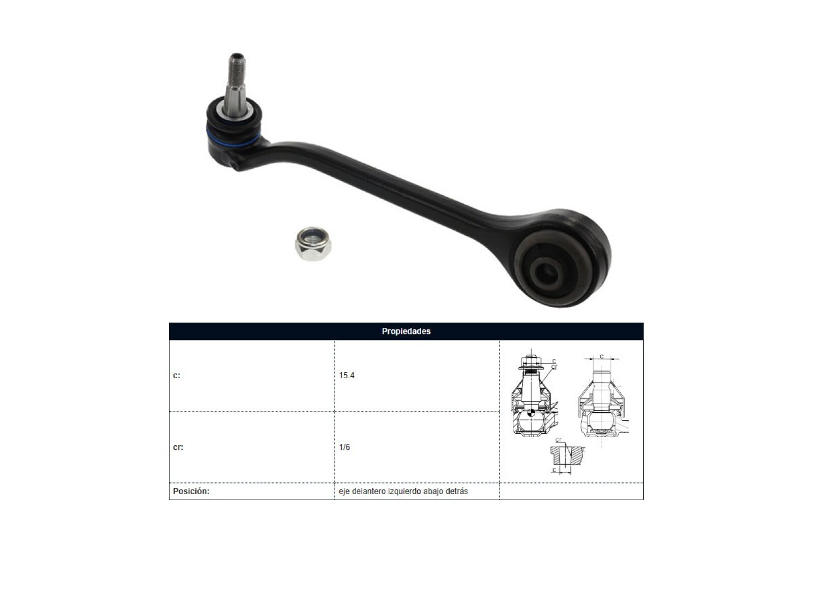 Brazo De Suspension Del BMW X3 (E83)/X3 Diesel (E83) 03-09 Izq 
