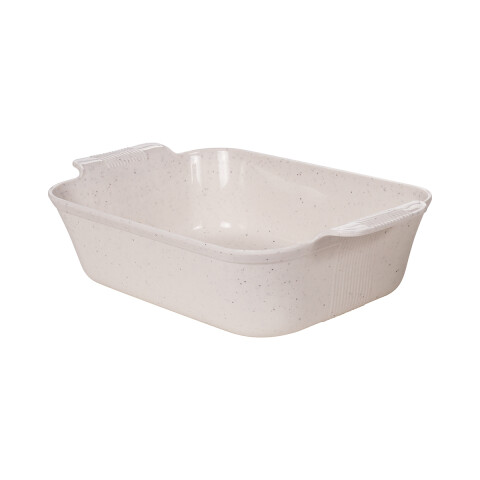 Fuente Plástica Gourmet Rectangular con Asas 2,5 Lts MARMOL