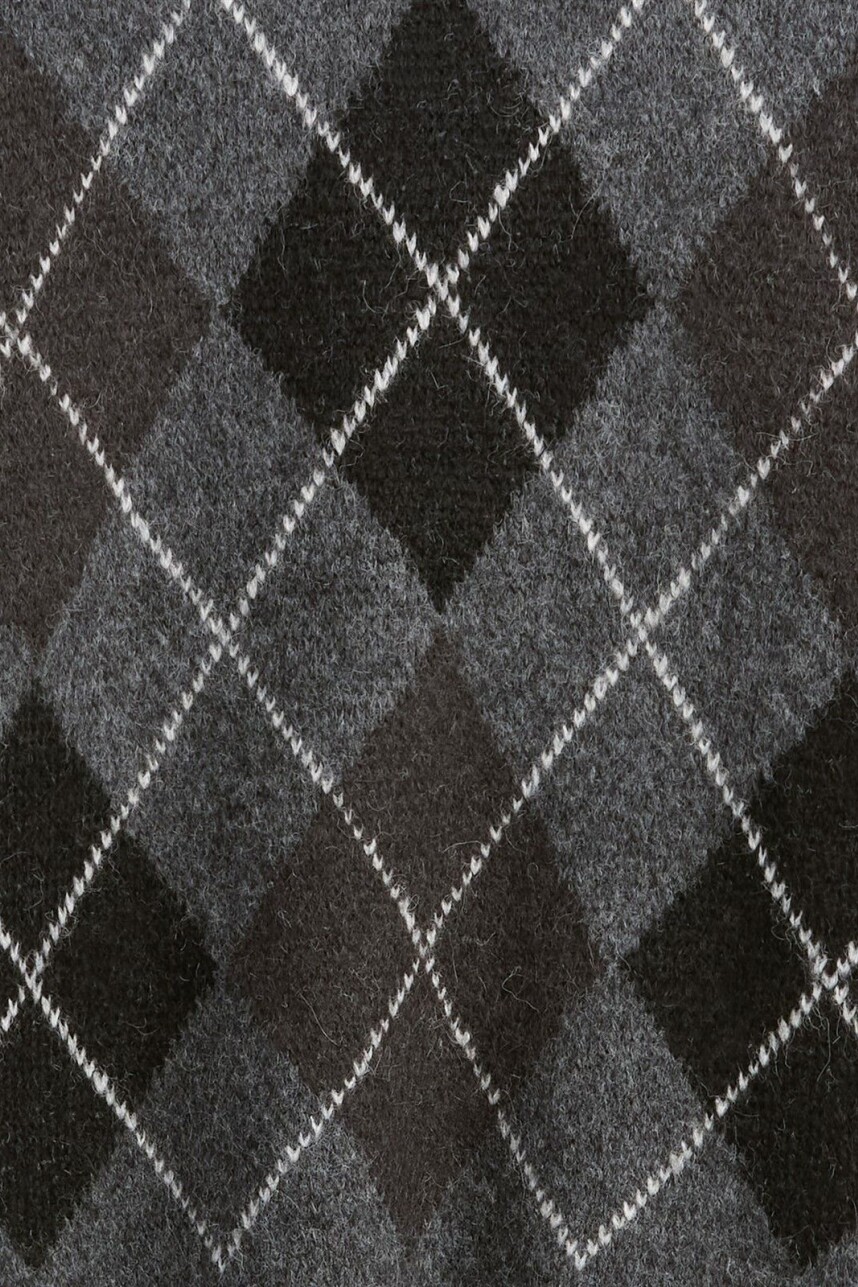 Buzo Brushed Hombre Winter Argyle Lagoon