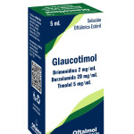 GLAUCOTIMOL SOL. OFTALMICA X 5ML única