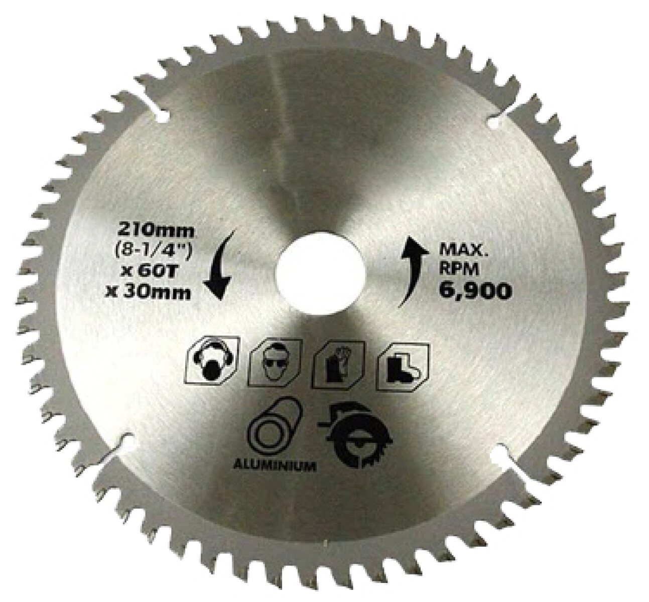 TOLSEN HOJA SIERRA CIRCULAR ALUMINIO 210mmx60dtsB30 