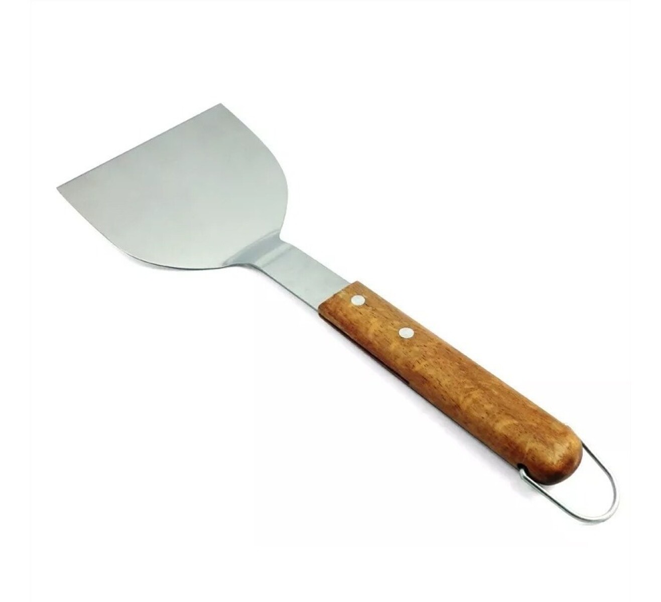 Espátula Para Hamburguesas Parrilla 31cm Acero Inoxidable - Natural 