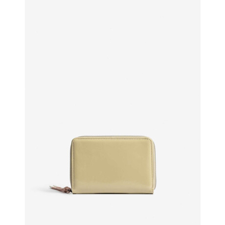 Billetera Fichero Con Bolsillo Verde Claro