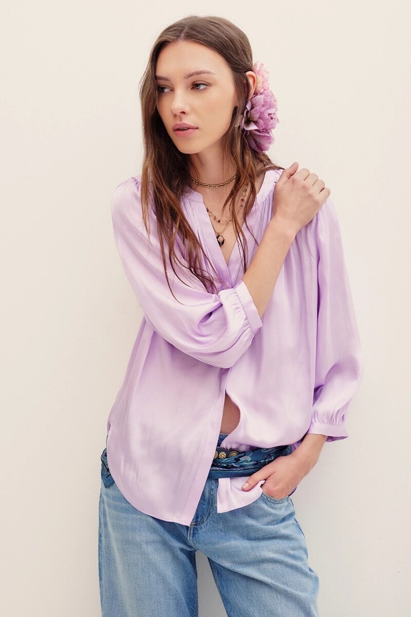 CAMISA COCKTAIL Lila
