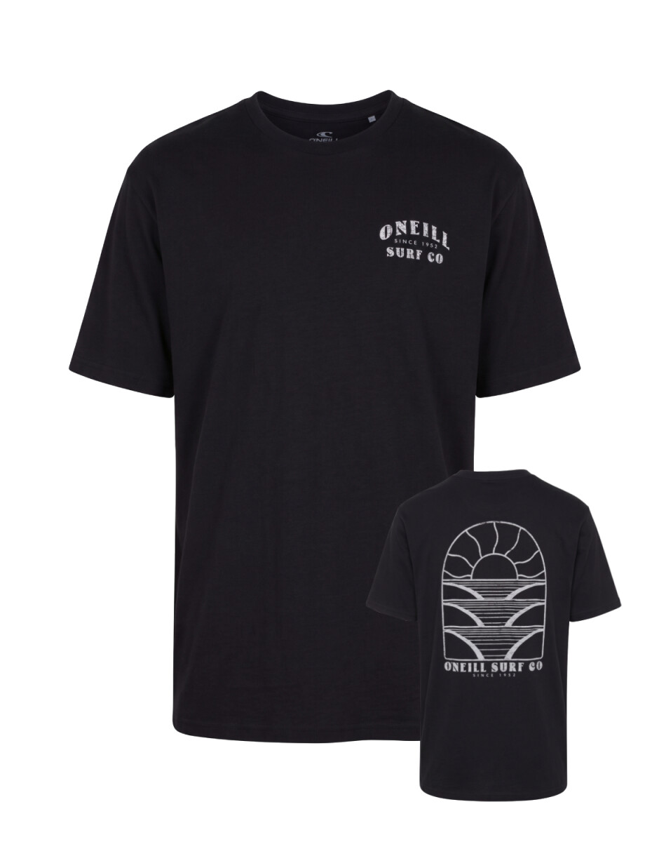 Remera O'Neill Overzized Boxy Horizon - Negro 