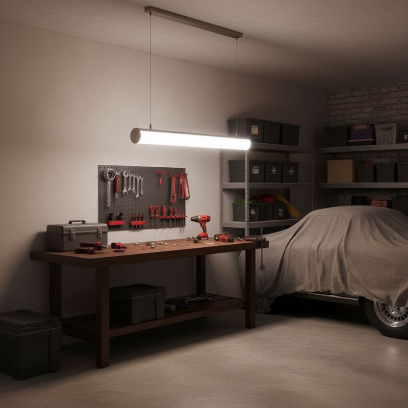 LUMINARIA LINEAL HANNOVER DE SUSPENDER O ADOSAR 36W LED INTEGRADO - 120CM Luminaria Lineal Hannover 36W 120CM Luz Neutra