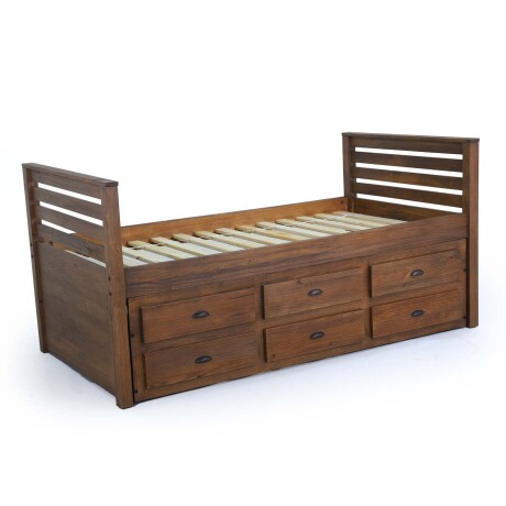 CAMA MARINERA MADERA MARRON MONTAUK