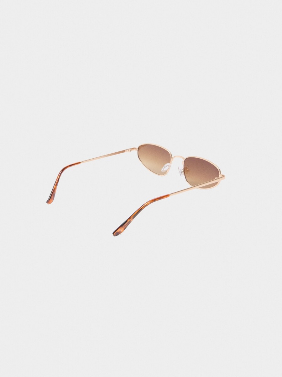 Gafas De Sol Cat Eye dorado