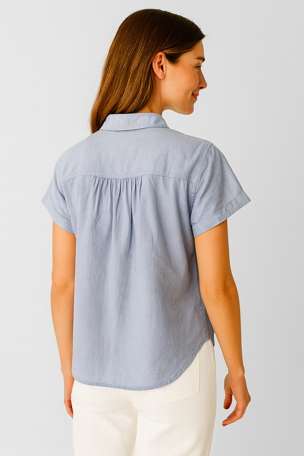 Blusa Miela Celeste Claro