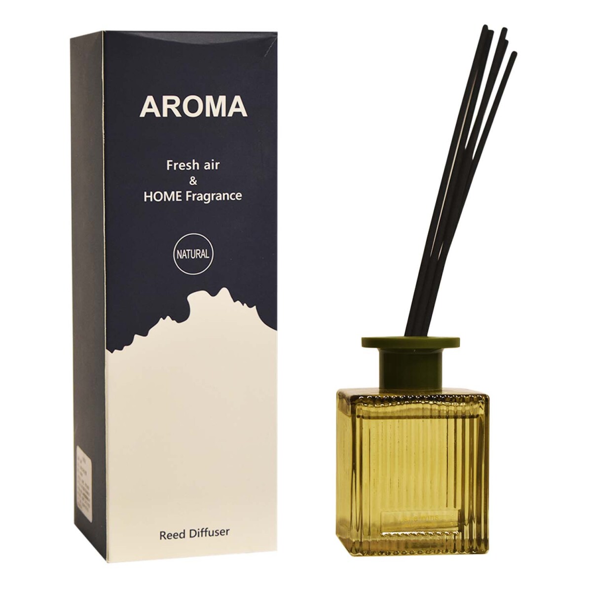 Difusor Aromatizador Perfumador con Varillas David 200Ml - Verde 