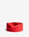 Cuellos Punto Liso Cuello Infinito Tejido - Rojo Medio