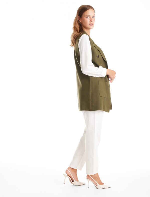 Chaleco Botones OLIVA