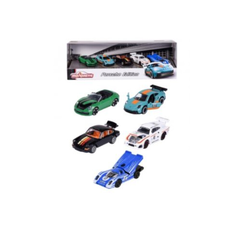 Majorette Porsche Autos de Metal Pack x 5 Majorette Porsche Autos De Metal Pack X 5