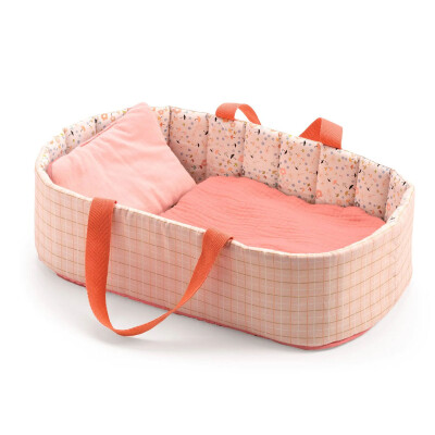 Capazo Bassinet para muñeca Pink Pomea Djeco Capazo Bassinet para muñeca Pink Pomea Djeco
