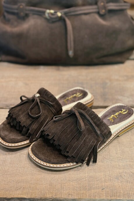 Sandalias Rita Gamuza Chocolate Sandalias Rita Gamuza Chocolate