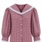 Blusa Marinera Cuadrille Bordo