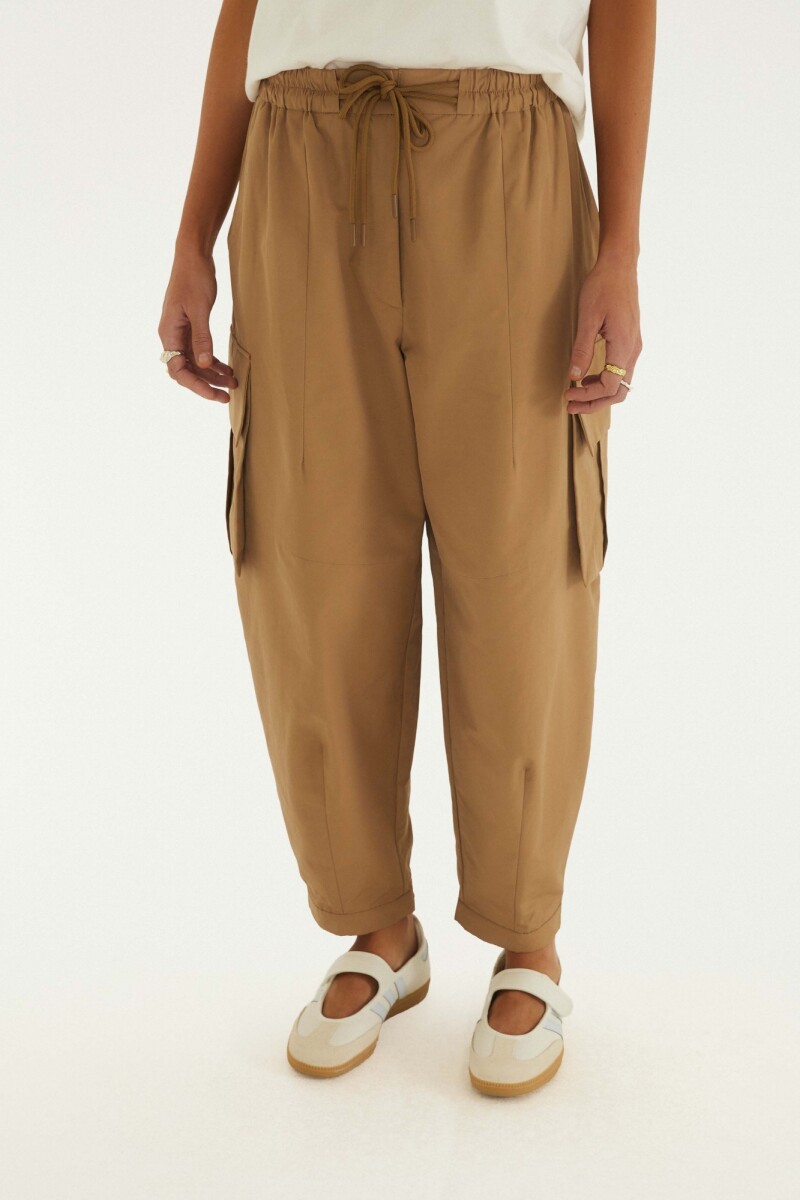 PANTALON CARGO Camel