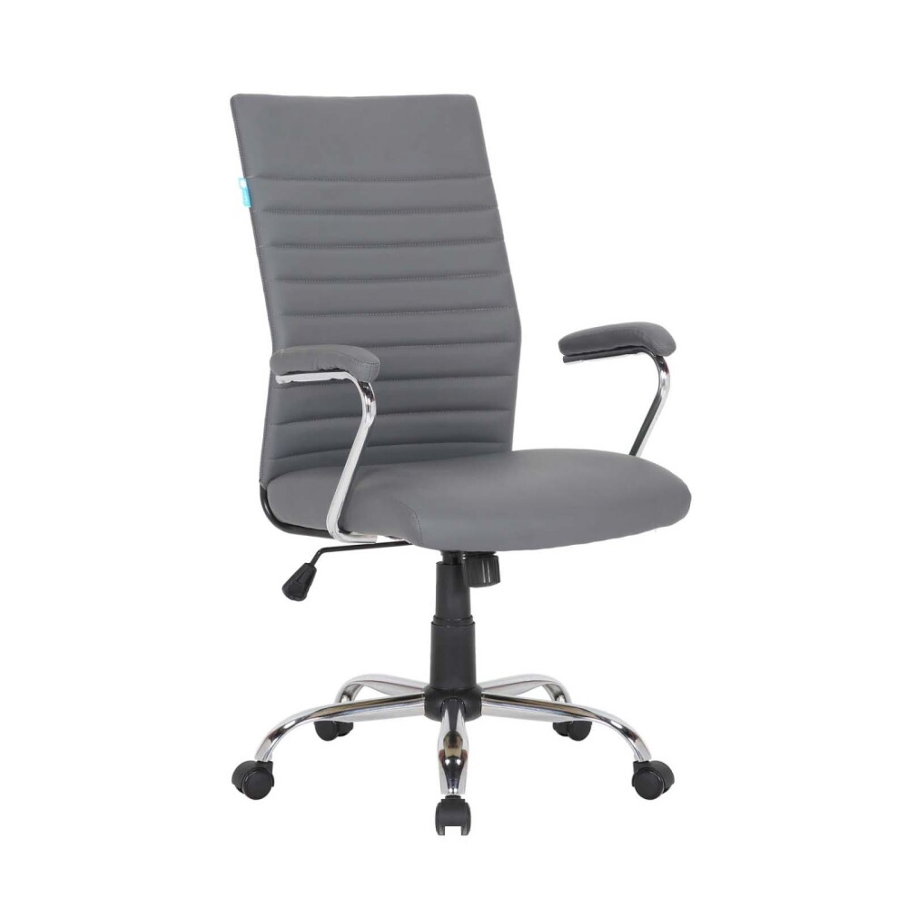 SILLA DE ESCRITORIO MALLA-Y-METAL GRIS D-218