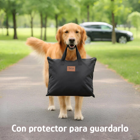 Cubre asiento protector auto universal para mascotas Negro/verde