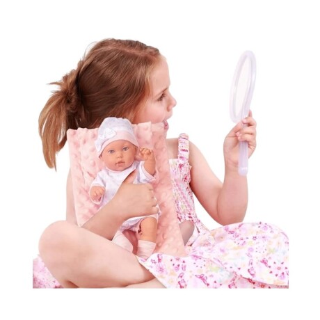 Bebote De Goma Yt121B 33Cm Con Manta Y Almohada Ub ROSA