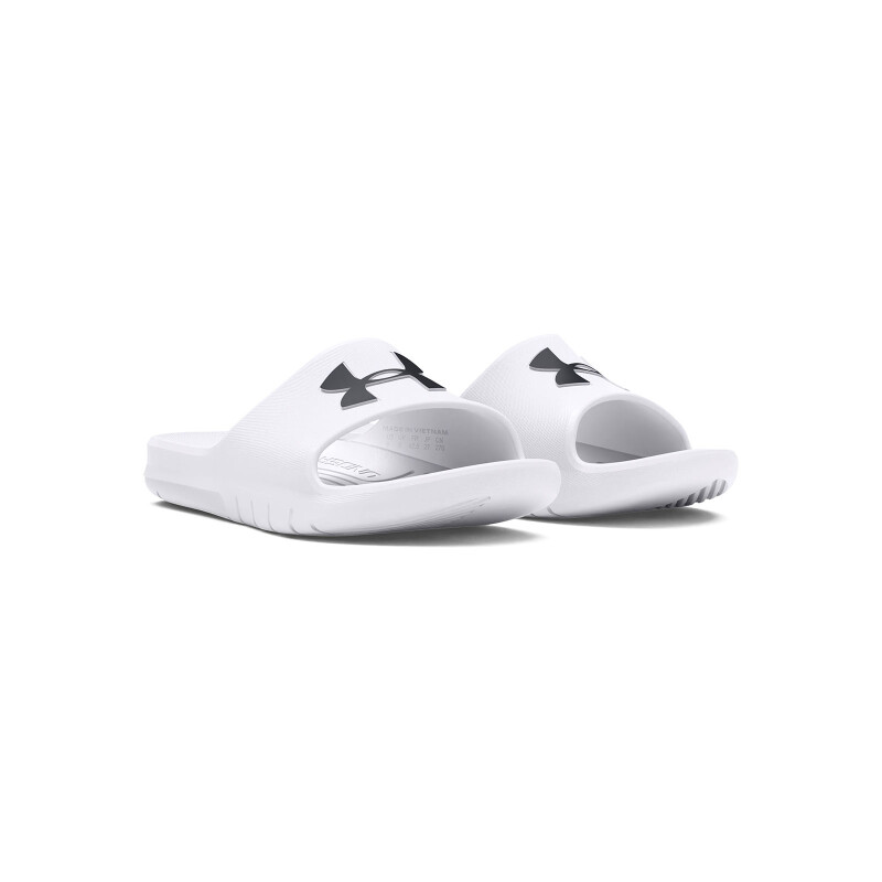 Ojota Chinela Under Armour SL de Hombre - 3021286-100 Blanco-negro
