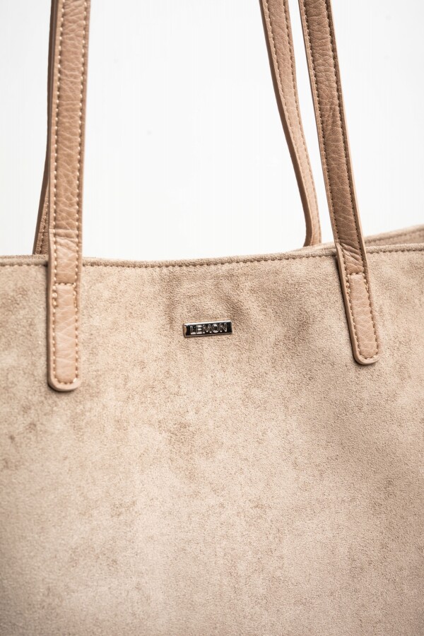 Travel Bag Gamuza Vegana Mocha