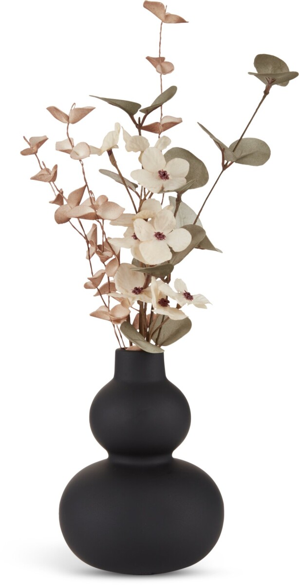 Jarrón ROBERT Ø11xA15cm negro 