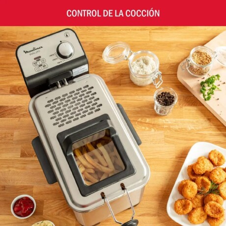 Freidora con aceite Moulinex Easy Pro Inoxidable Freidora con aceite Moulinex Easy Pro Inoxidable