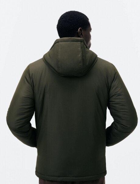 CAMPERA PUFFER CON CAPUCHA JAQUETA MASC