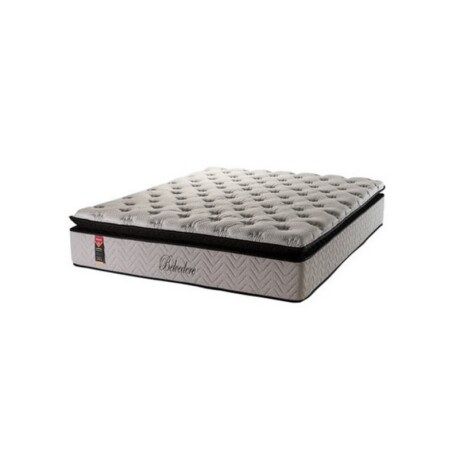 COLCHON 2 PLAZAS RESORTE BELVEDERE GRIS NEGRO HELLEN COLCHON 2 PLAZAS RESORTE BELVEDERE GRIS NEGRO HELLEN