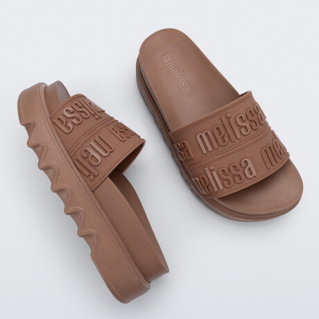 Sandalias Lifestyle Melissa de Dama Cozy Slide 38129BY646 BROWN