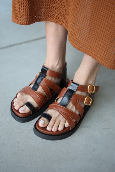 SANDALIA ROMA Suela Y Negr