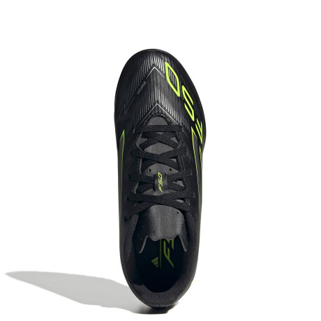 Championes de Niños Adidas Futbol 5 F50 Club Jrs Negro - Plateado - Amarillo Limon