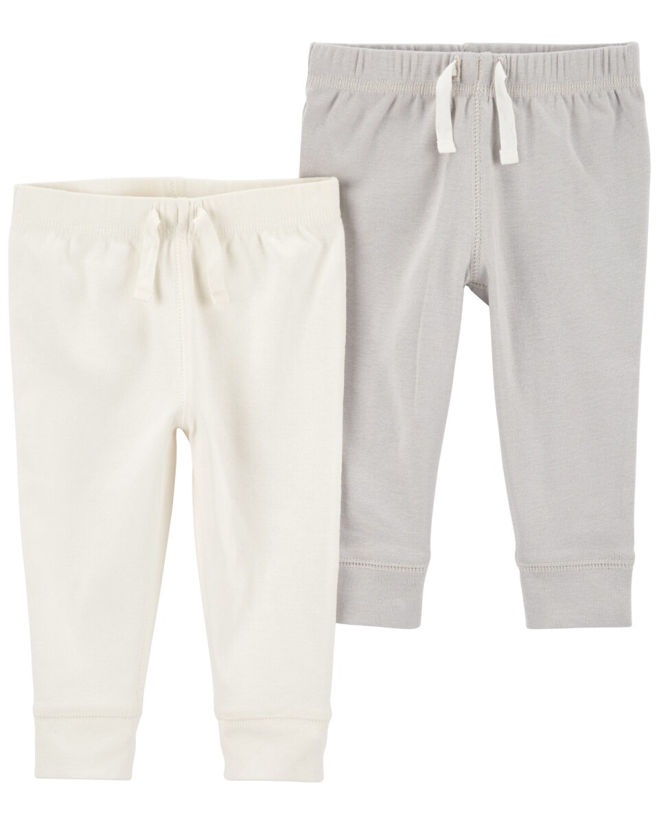 Pack dos pantalones de algodón 
