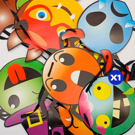 Set X12 Halloween Super Completo Fantasma Sombrero Set X12 Halloween Super Completo Fantasma Sombrero