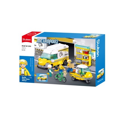 Juego Bloques Sluban Metropolis Set de Delivery 001